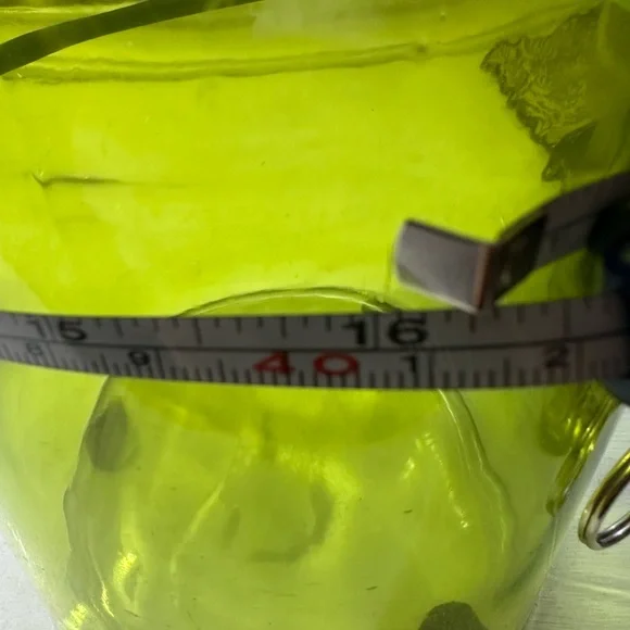 Set of Three Colorful Glass Jars with Wooden Lids - Picture 15 of 16